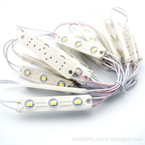 3pcs SMD5730 12V DC Waterproof IP65 Rectangle LED Injection Module Lights with 3-year Warranty